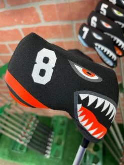 Shark Bite Neoprene Iron Head Covers Set -Golfcore Store IMG 2815