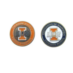 NCAA Double Sided Collegiate Golf Ball Marker Coins -Golfcore Store Illinois