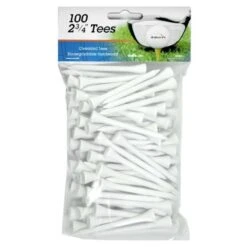 Intech 2 3/4-Inch Golf Tees 100-Pack -Golfcore Store IntechGolfTees 100 White