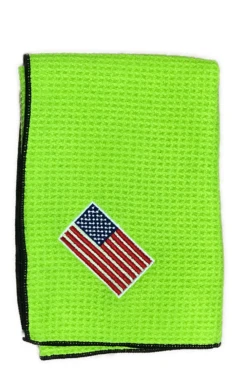 Joseph Elliott USA Embroidered Flag 18" X 18" Micro Fiber Towels 22 Joseph Elliott USA Embroidered Flag 18" X 18" Micro Fiber Towels -Golfcore Store JE1