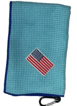 Joseph Elliott USA Embroidered Flag 18" X 18" Micro Fiber Towels 35 Joseph Elliott USA Embroidered Flag 18" X 18" Micro Fiber Towels -Golfcore Store JE14