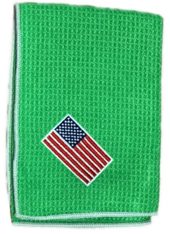 Joseph Elliott USA Embroidered Flag 18" X 18" Micro Fiber Towels 23 Joseph Elliott USA Embroidered Flag 18" X 18" Micro Fiber Towels -Golfcore Store JE2