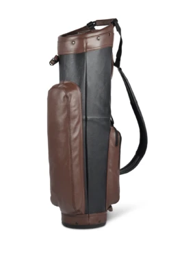 Sun Mountain Golf Leather Cart Bag 20 Sun Mountain Golf Leather Cart Bag -Golfcore Store LeatherCartBlack BrownAltShot1