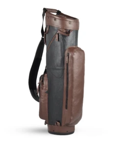 Sun Mountain Golf Leather Cart Bag 19 Sun Mountain Golf Leather Cart Bag -Golfcore Store LeatherCartBlack BrownAltShot2