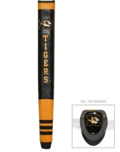 Team Golf NCAA Collegiate Putter Grips With Magnetic Ball Marker 34 Team Golf NCAA Collegiate Putter Grips With Magnetic Ball Marker -Golfcore Store Missouri Tigers PutterGrip 44401 136