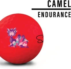 Saintnine Misty Premium Matte Golf Balls -Golfcore Store MistyMatteRed1