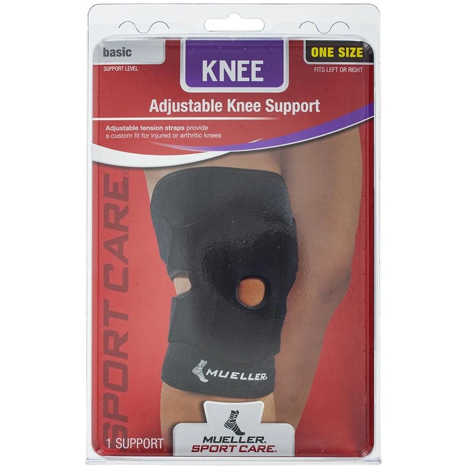 Mueller Sport Care Adjustable Basic Knee Support Brace 3 Mueller Sport Care Adjustable Basic Knee Support Brace