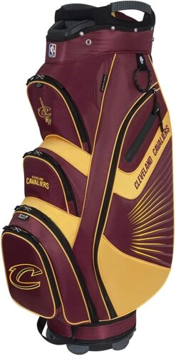 NBA The Bucket II Team Effort Cart Bag 16 NBA The Bucket II Team Effort Cart Bag -Golfcore Store NBA Cart Bag Cavaliers