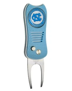 Team Golf Retractable Switchblade Switchfix Divot Tool Ball Marker - NCAA 34 Team Golf Retractable Switchblade Switchfix Divot Tool Ball Marker - NCAA -Golfcore Store NorthCarolina TarHeels Switchfix 44448 138