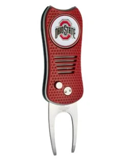 Team Golf Retractable Switchblade Switchfix Divot Tool Ball Marker - NCAA 35 Team Golf Retractable Switchblade Switchfix Divot Tool Ball Marker - NCAA -Golfcore Store OhioState Buckeyes Switchfix 44448 142