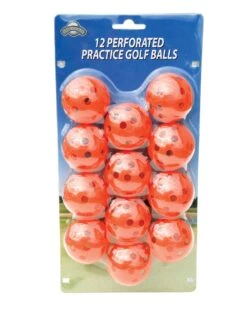 OnCourse Golf Perforated Practice Golf Balls -Golfcore Store OnCourse Perferated Golf Balls 13061