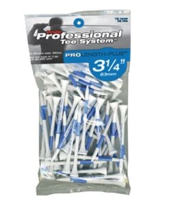 Pride Professional Tee System ProLength Golf Tees -Golfcore Store PTS ProLength Blue 75