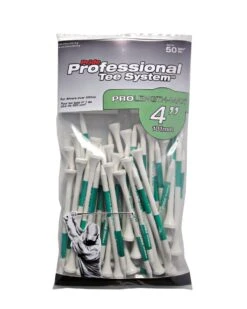 Pride Professional Tee System ProLength Golf Tees -Golfcore Store PTS ProLength Green 50