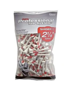 Pride Professional Tee System ProLength Golf Tees -Golfcore Store PTS ProLength Red 120