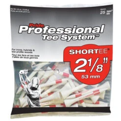 Pride Professional Tee System ProLength Golf Tees -Golfcore Store PTS ProLength Red 25