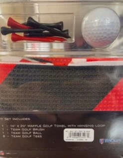 WinCraft NFL Waffle Golf Gift Set -Golfcore Store PackagingHERO1