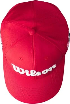 Wilson Performance Mesh Hat -Golfcore Store PerformanceMesh 2023 Red 3