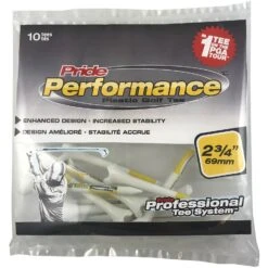 Pride Performance Plastic PTS Golf Tees -Golfcore Store Pride Performance 234 White 10ct 87876