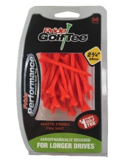 Pride Performance Matte Finish Golf Tees -Golfcore Store Pride Performance Matte 234 Orange 30ct 87990