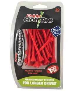 Pride Performance Matte Finish Golf Tees -Golfcore Store Pride Performance Matte 314 Red 30ct 88001