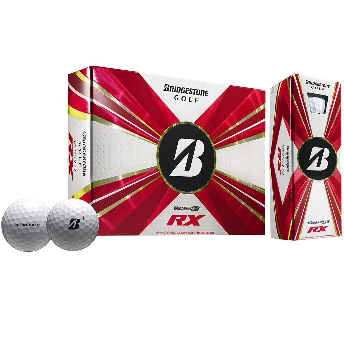 Bridgestone Tour B RX Golf Balls 3 Bridgestone Tour B RX Golf Balls