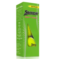 Srixon Soft Feel Golf Balls -Golfcore Store SOFTFEEL13Sleeve TourYellow FLIP reflection