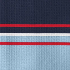 Sun Mountain Sonnenalp Mid-Stripe Golf Towel -Golfcore Store Sonnenalp TOWELFROSTNAVYREDcopy