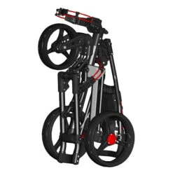 Spin It Golf Easy Drive 3-Wheel Push Cart 9 Spin It Golf Easy Drive 3-Wheel Push Cart -Golfcore Store SpinitEasyFold Folded