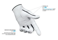 Bionic Golf Men's StableGrip 2.0 Glove - Gray -Golfcore Store StableGrip2.0White3