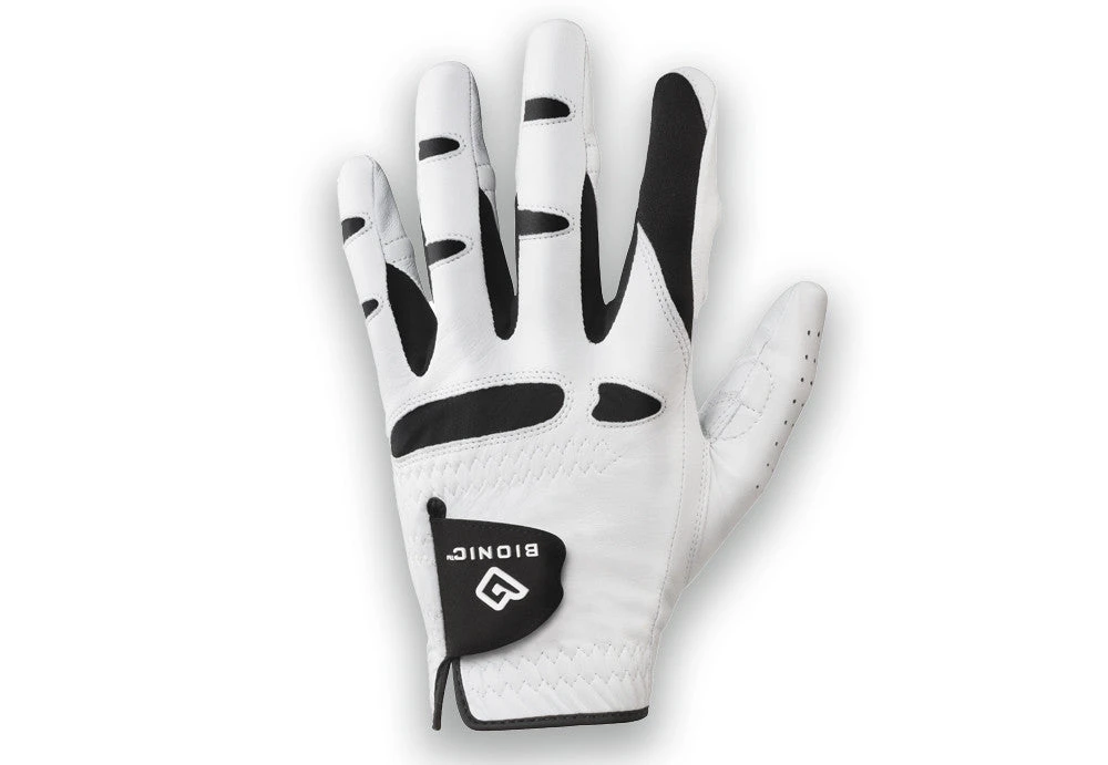 Bionic Men's StableGrip With Natural Fit White Golf Glove 4 Bionic Men's StableGrip With Natural Fit White Golf Glove - Image 2