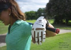 Bionic Golf Women's StableGrip Gloves With Natural Fit Technology -Golfcore Store Stable Grip with Natural Fit Brown 3
