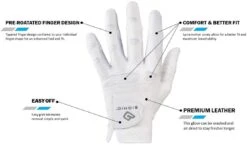 Bionic Golf Women's StableGrip Gloves With Natural Fit Technology -Golfcore Store Stable Grip with Natural Fit White