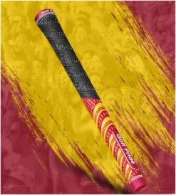 Golf Pride MCC Teams Golf Grips - Standard 27 Golf Pride MCC Teams Golf Grips - Standard -Golfcore Store Standard DarkRedYellow