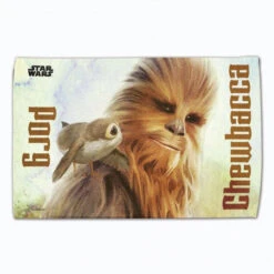 Star Wars Fan Towels 16" X 25" 19 Star Wars Fan Towels 16" X 25" -Golfcore Store Star Wars Fan towel 16x25 Chewbacca Porg