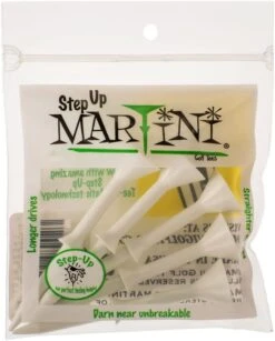 Martini Tees - Step Up Tees 15 Martini Tees - Step Up Tees -Golfcore Store StepUp White