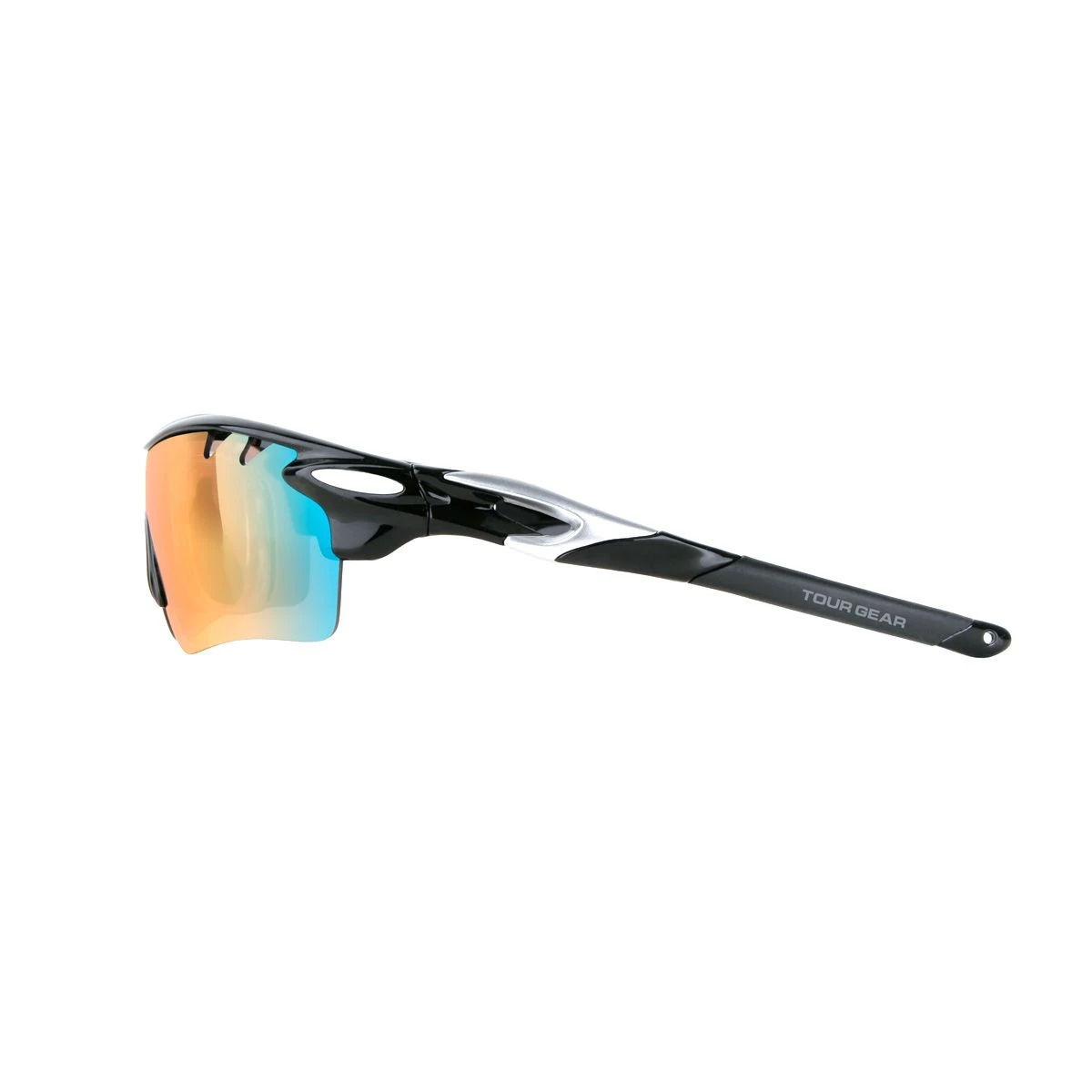 Tour Gear Gloss Black Interchangeable Sunglasses (with 5 Lense) 5 Tour Gear Gloss Black Interchangeable Sunglasses (with 5 Lense) - Image 3