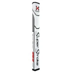 SuperStroke Traxion Flatso Putter Grips -Golfcore Store TraxionFlatsoWhiteGrayRed