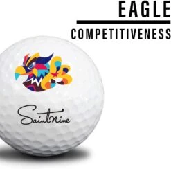 Saintnine U-Pro Urethane Golf Balls -Golfcore Store U ProWhite3
