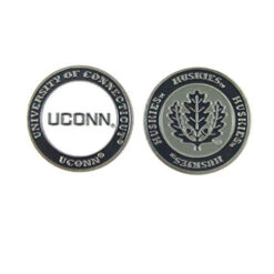 NCAA Double Sided Collegiate Golf Ball Marker Coins -Golfcore Store Uconn1