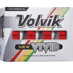 Volvik Vivid Matte Finish Golf Balls - Dozen 24 Volvik Vivid Matte Finish Golf Balls - Dozen -Golfcore Store Vivid R