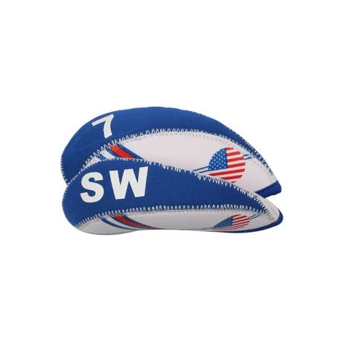 Volf Golf USA Flag Neoprene Iron Head Covers Set 7 Volf Golf USA Flag Neoprene Iron Head Covers Set - Image 5