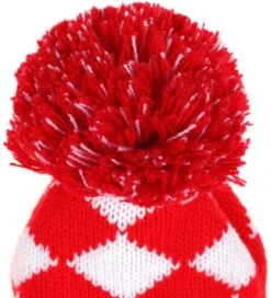 Volf Golf Knit Red White Diamond Headcover Set 8 Volf Golf Knit Red White Diamond Headcover Set -Golfcore Store VolfGolfHeadcovers KnitRedSet2