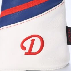 Volf Golf Red White Blue Leather Spider Headcovers -Golfcore Store VolfGolfHeadcovers SpiderDriver1