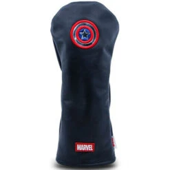 Volvik Marvel Leather Driver Headcovers 8 Volvik Marvel Leather Driver Headcovers -Golfcore Store Volvik MarvelCaptAmericaLeatherHeadcover0