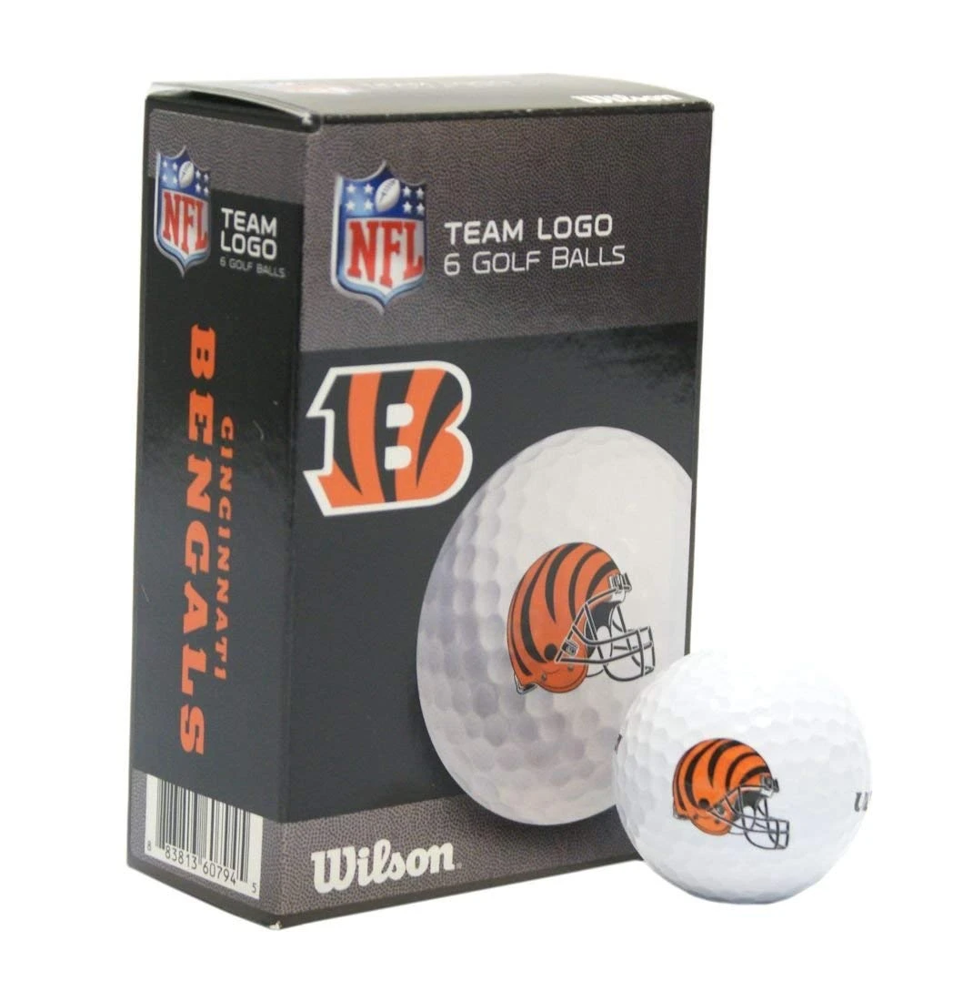 Wilson NFL Team Branded Golf Balls 3 Wilson NFL Team Branded Golf Balls