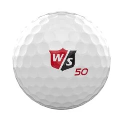 Wilson Staff 50 Elite Golf Balls -Golfcore Store WGWP17900 2019 50 Elite White BallStamp