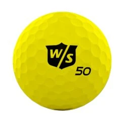 Wilson Staff 50 Elite Golf Balls -Golfcore Store WGWP17910 2019 50 Elite Yellow BallStamp