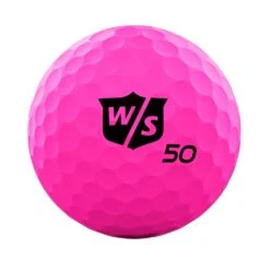 Wilson Staff 50 Elite Golf Balls -Golfcore Store WGWP17930 2019 50 Elite Pink BallStamp