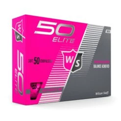 Wilson Staff 50 Elite Golf Balls -Golfcore Store WGWP17930 2019 50 Elite Pink Right Hero