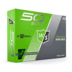Wilson Staff 50 Elite Golf Balls -Golfcore Store WGWP17940 2019 50 Elite Green Right Hero